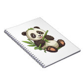 Carnet Illustration de panda de dessin animé (Côté Droit)
