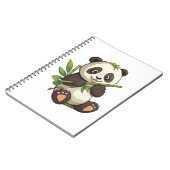 Carnet Illustration de panda de dessin animé (Côté gauche)