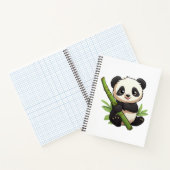Carnet Illustration de panda de dessin animé (Intérieur)