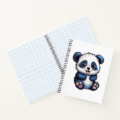 Carnet Illustration de panda de dessin animé (Intérieur)