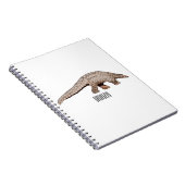Carnet Illustration de Pangolin (Côté Droit)