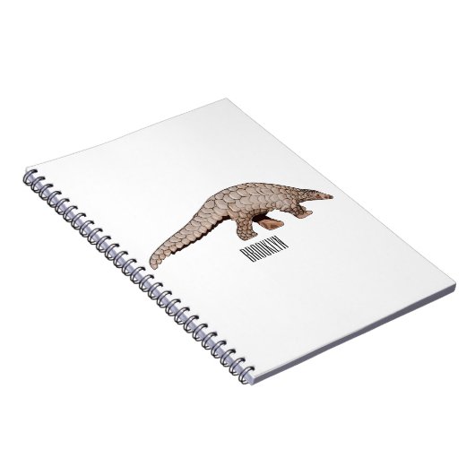 Carnet Illustration de Pangolin (Côté Droit)