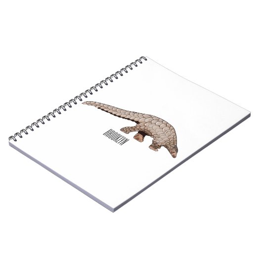Carnet Illustration de Pangolin (Côté gauche)