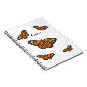 Carnet Illustration de papillon monarque (Côté Droit)