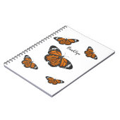 Carnet Illustration de papillon monarque (Côté gauche)