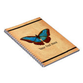 Carnet Illustration de papillon vintage (Côté Droit)