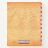 Carnet Illustration de papillon vintage (Dos)