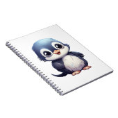 Carnet Illustration de pingouin de dessin (Côté Droit)