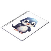 Carnet Illustration de pingouin de dessin (Côté gauche)