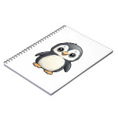 Carnet Illustration de pingouin de dessin (Côté gauche)