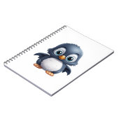 Carnet Illustration de pingouin de dessin (Côté gauche)
