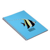 Carnet illustration de poisson idole de Mozart de style c (Côté Droit)