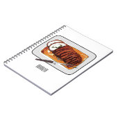 Carnet Illustration de poitrine de dinde rôtie (Côté gauche)
