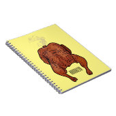 Carnet Illustration de poulet rôti (Côté Droit)