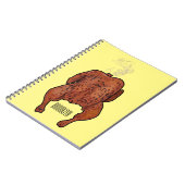 Carnet Illustration de poulet rôti (Côté gauche)