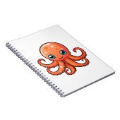 Carnet Illustration de poulpe de dessin (Côté Droit)