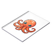 Carnet Illustration de poulpe de dessin (Côté gauche)