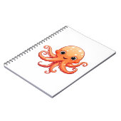 Carnet Illustration de poulpe de dessin (Côté gauche)