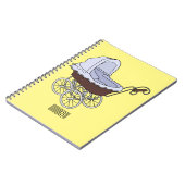 Carnet Illustration de poussette (Côté gauche)
