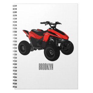 Carnet Illustration de Quad bike atv