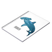 Carnet Illustration de requin marteau (Côté gauche)