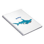 Carnet Illustration de requin marteau (Côté Droit)