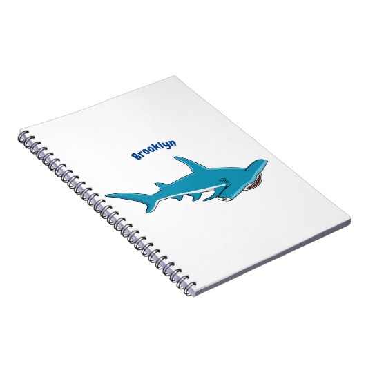Carnet Illustration de requin marteau (Côté Droit)
