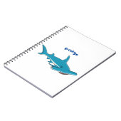 Carnet Illustration de requin marteau (Côté gauche)