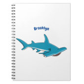 Carnet Illustration de requin marteau (Devant)