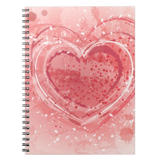 Carnet Illustration de Saint-Valentin (Devant)