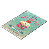 Carnet Illustration de signe vintage de petits gâteaux (Côté gauche)