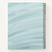 Carnet Illustration de sirène mignonne orange violet (Dos)