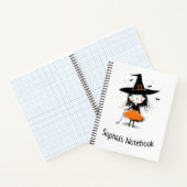 Carnet Illustration de sorcière mignonne (Intérieur)