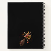 Carnet Illustration de sorcière mignonne (Dos)