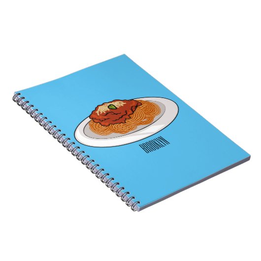 Carnet Illustration de Spaghetti (Côté Droit)
