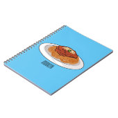 Carnet Illustration de Spaghetti (Côté gauche)