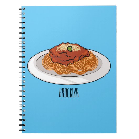 Carnet Illustration de Spaghetti (Devant)