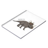 Carnet Illustration de Styracosaurus (Côté gauche)