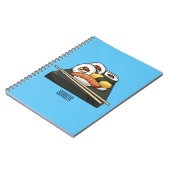 Carnet Illustration de sushi (Côté gauche)
