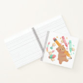 Carnet Illustration de Teddy pour la rentrée scolaire (Intérieur)