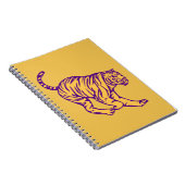 Carnet Illustration de tigre de chat sauvage de bandes vi (Côté Droit)