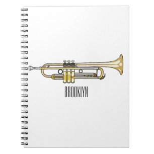 Carnet Illustration de trompette