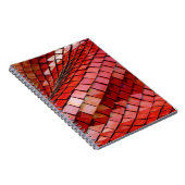 Carnet Illustration de tuiles rouges (Côté Droit)