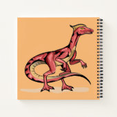 Carnet Illustration De Velociraptor. (Dos)
