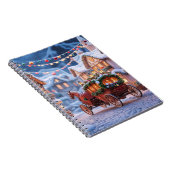 Carnet illustration de village de Noël (Côté Droit)