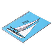 Carnet Illustration de voilier (Côté gauche)