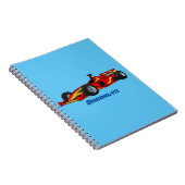 Carnet Illustration de voitures de course à grande vitess (Côté Droit)