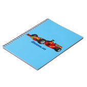 Carnet Illustration de voitures de course à grande vitess (Côté gauche)