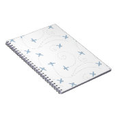 Carnet illustration de vol d'avion (Côté Droit)