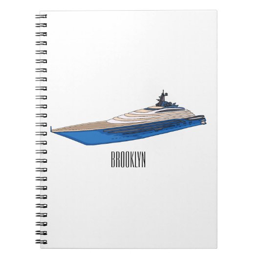 Carnet Illustration de yacht (Devant)